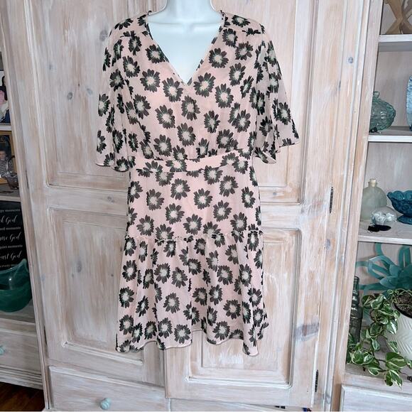 Ted Baker London Flower Dress Size 3 US 8 - Picture 3 of 8